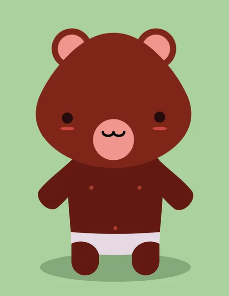 Teddy bear — Stockvector