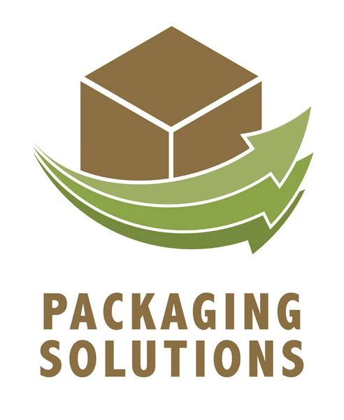Packaging logo — 스톡 벡터