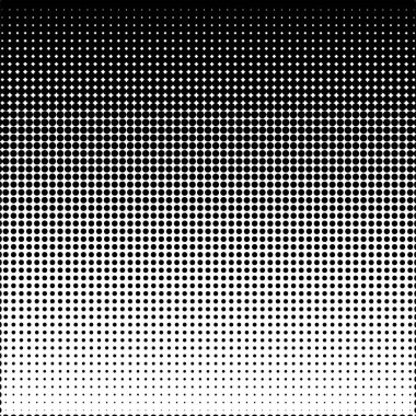 Siyah beyaz yarım ton desen