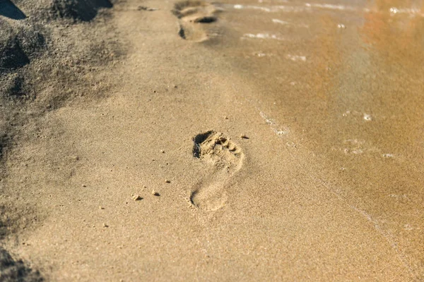 Footprints Beach — Stock Photo, Image