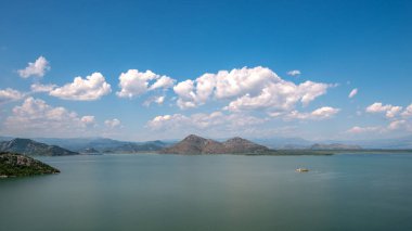 Peyzaj Park, Karadağ'ın büyük İşkodra Gölü görüntüleyin