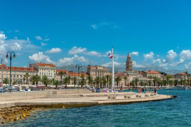 Bayrak direği Hırvat bayrağı Split bağlantı noktası