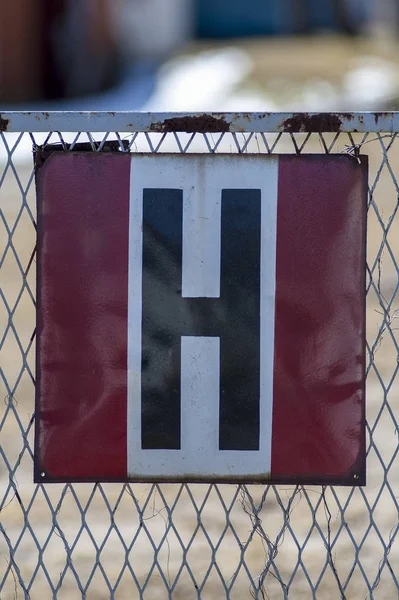 metal road sign - hydrant