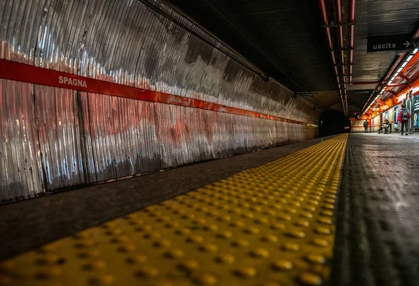 Bahnstation Spagna Rom — Stockfoto