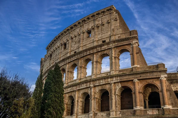 Coloseum Uno Dei Più Importanti Tesori Della Storia Simboli Roma — Foto Stock