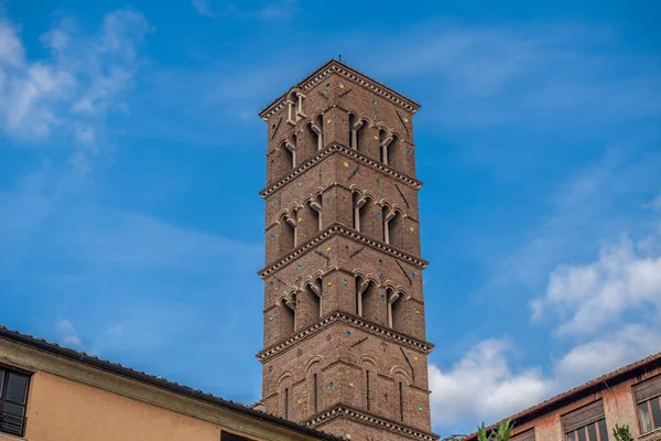 サンタ フランチェスカ ローマの鐘楼 ローマ イタリア — ストック写真
