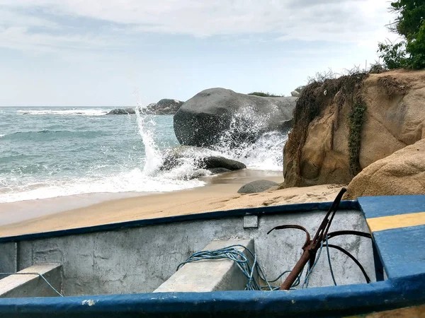 Mar Sus Olas Sus Alrededores —  Fotos de Stock