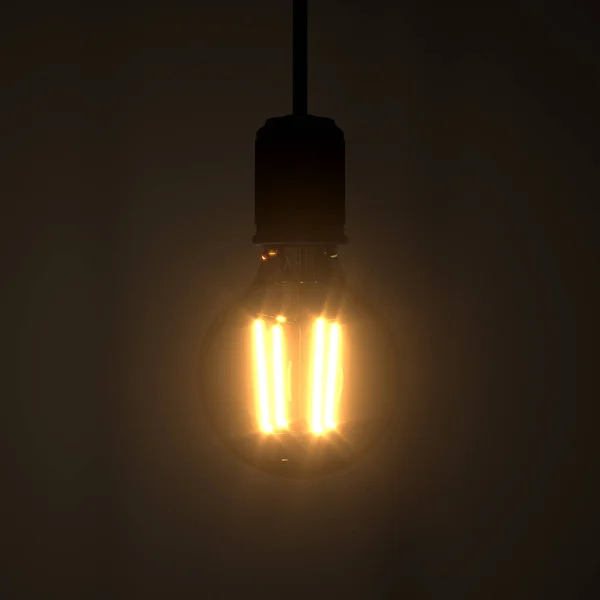 램프의 이미지를 렌더링 어둠을 떨어뜨리다 — 스톡 사진