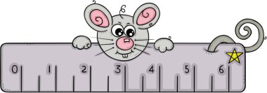 Gri cetvelli sevimli fare