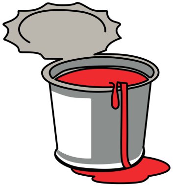 Boya Kutusunu Aç Kırmızıya Dök