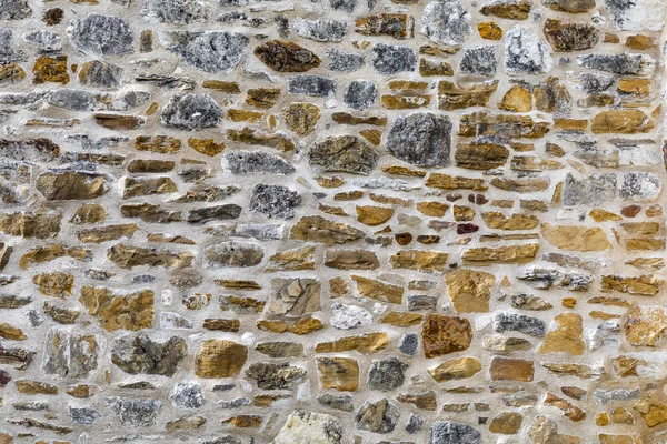 Molte Belle Pietre Fanno Parte Muro Una Vecchia Missione Spagnola — Foto Stock