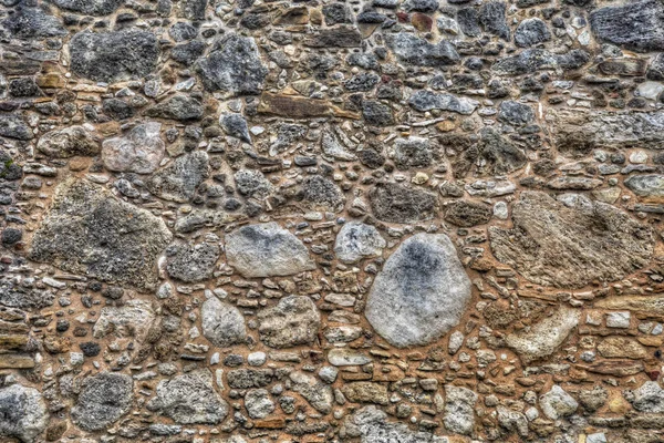 Muitas Pedras Bonitas Fazem Parte Muro Uma Antiga Missão Espanhola — Fotografia de Stock