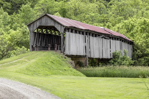 Ponte Coberta de Knowlton no Ohio — Fotografia de Stock