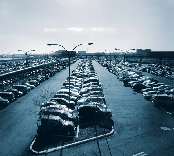 Parking Lot Newark Airport — Stock Photo, Image