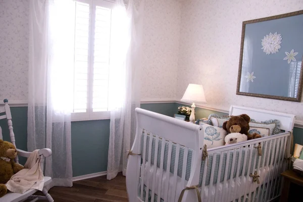 Pembe Renkli Küçük Bir Kızın Yatak Odası Için — Stok fotoğraf