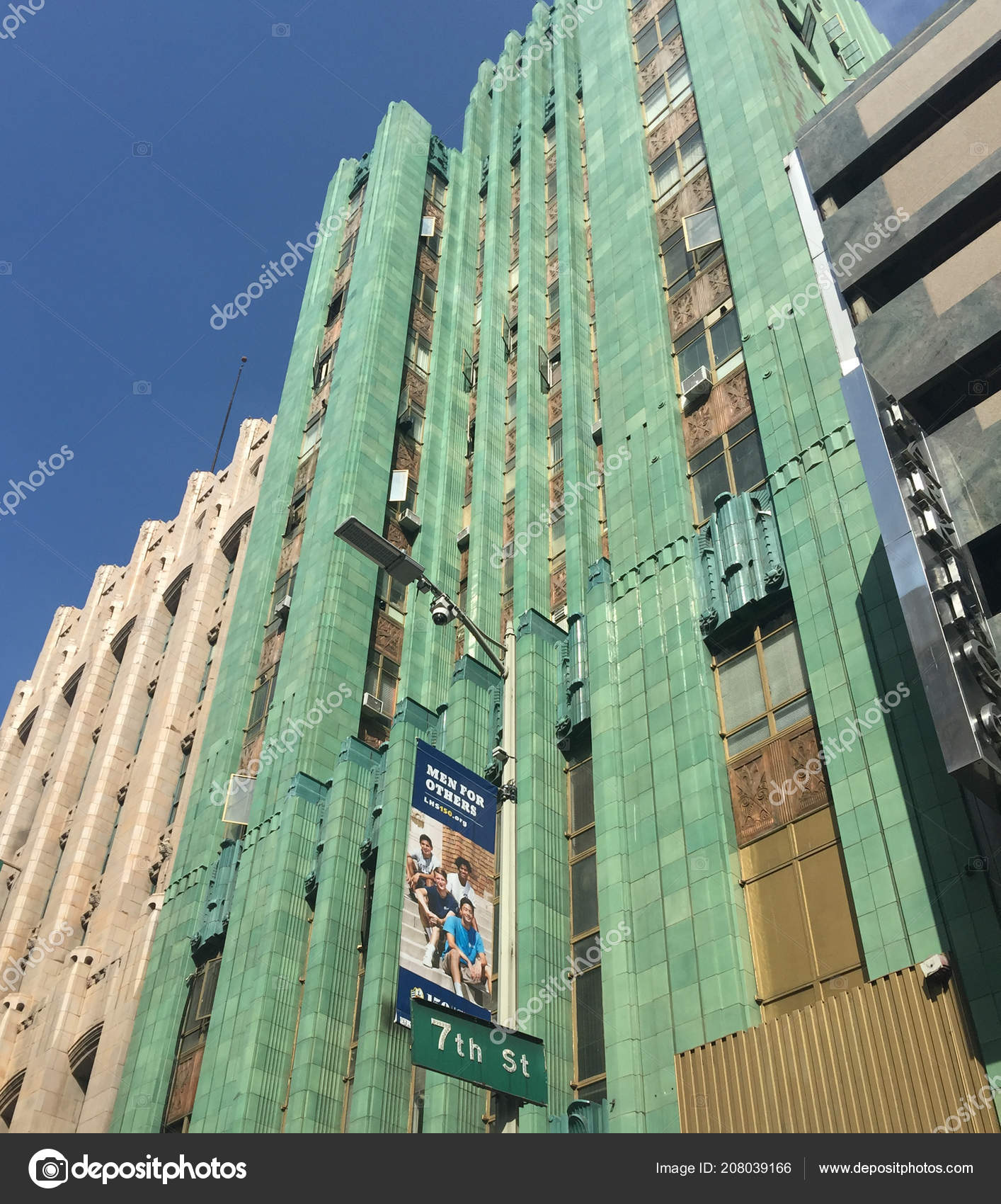 Los Angeles Usa Eastern Columbia Building Thirteen Story Art Los Angeles Usa Eastern Columbia Building Thirteen Story Art