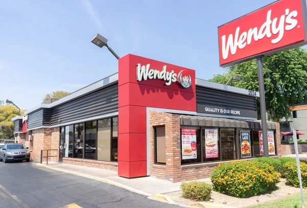 Phoenix Usa Wendy Ist Eine Internationale Amerikanische Fast Food Restaurantkette — Stockfoto