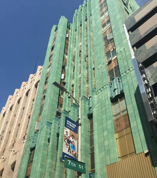 Los Angeles Usa Eastern Columbia Building Edificio Art Deco Tredici — Foto Stock