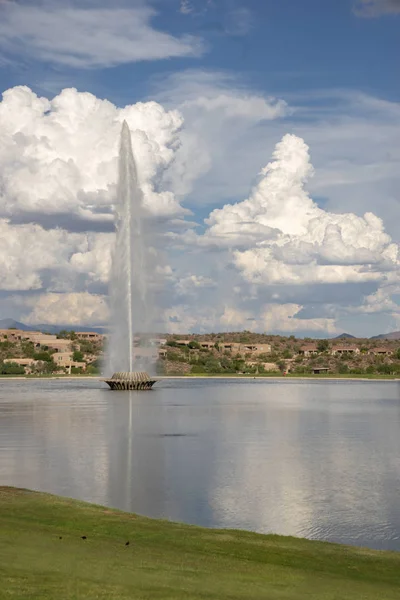 Fountain Park Lake Fountain Hills Arizona — Foto de Stock