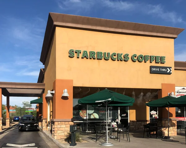 Scottsdale Usa Starbucks Corporation American Coffee Company Coffeehouse Chain Starbucks — стоковое фото