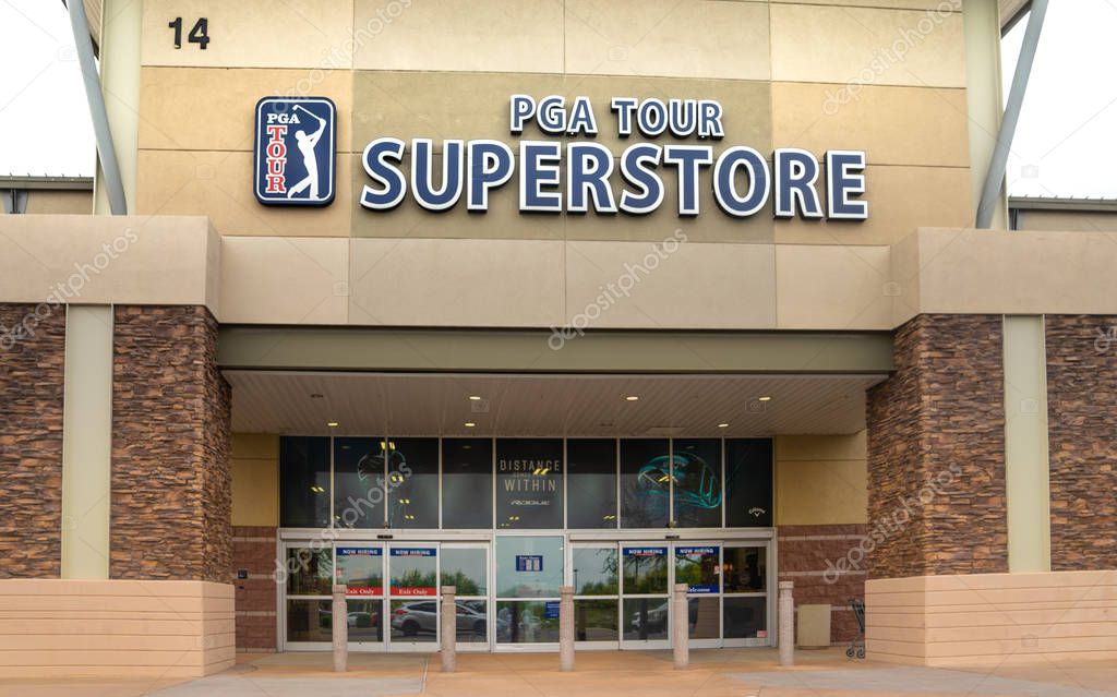Phoenix,Az/USA - 7.20.18: PGA Tour Superstore posted a record year in 2017 with an overall sales growth of 23 percent.