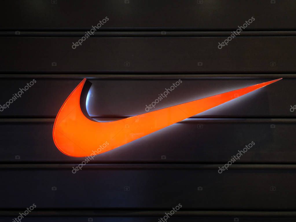 Scottsdale,AZ/USA 7.28.18 Bill Bowerman and Phil Knight founded Nike in 1964, as Blue Ribbon Sports, in 1971 they changed the name to Nike adopting the Swoosh as there official logo.