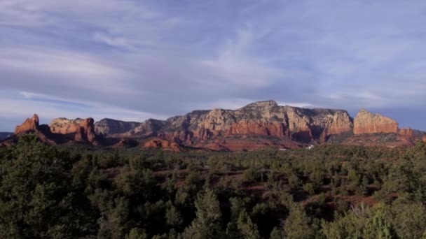 Sedona Arizona Estados Unidos Vista Panorámica Del Paisaje — Vídeo de stock