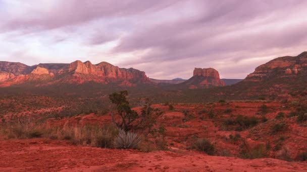 Sedona Usa Time Lapse Sequence — Stock Video