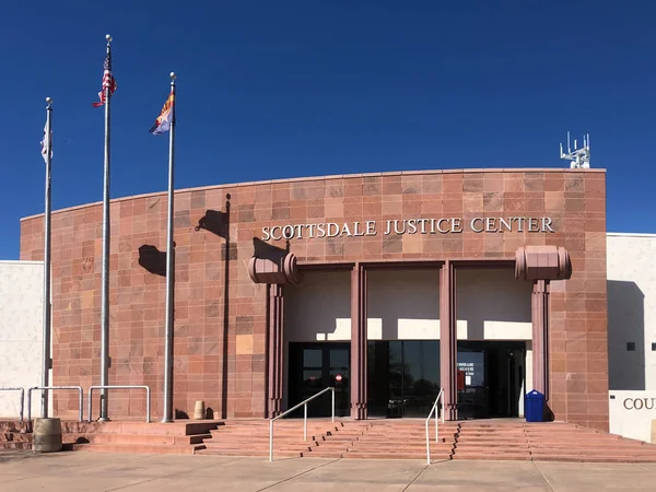 Scottsdale Usa Scottsdale Arizona Igazságügyi Központ Court House Building Bűnügyek — Stock Fotó