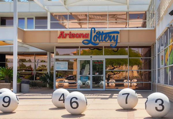 Phoenix Usa Arizona Lottery Centrala Agencja Państwowa Członek Multi State — Zdjęcie stockowe