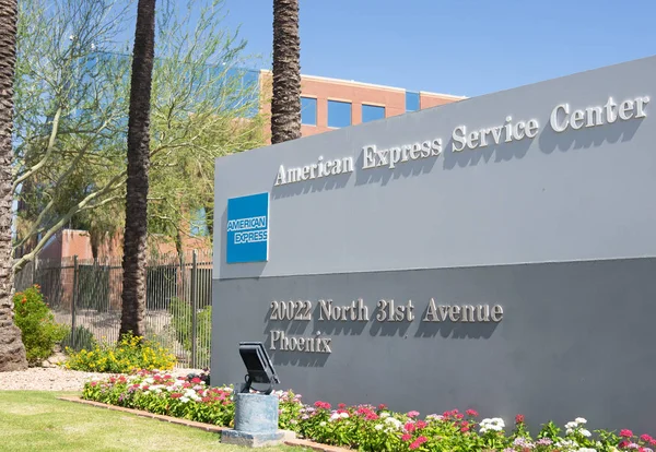 Phoenix Usa Sede Dell American Express Service Center Che Trasferisce — Foto Stock