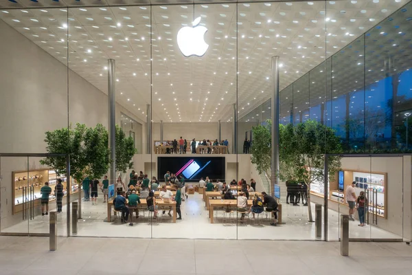 Scottsdale Usa Úložiště Apple Lidmi Uvnitř Obchod Součástí Významného Upgradu — Stock fotografie