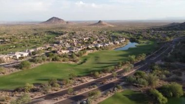 Arizona, ABD 'de Scottsdale yakınlarındaki Fountain Hills.