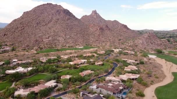 Scottsdale Usa Desert Highlands Private Residential Gold Community Hole Jack — Αρχείο Βίντεο