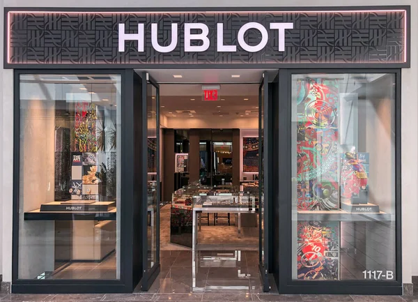 Scottsdale Usa 2019 Hublot Swiss Luxury Watchmaker Founded 1980 Italian — стоковое фото