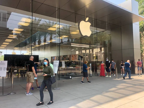 Scottsdale Usa Apple Store Uzun Covid Kapanışından Sonra Yeniden Açıldı — Stok fotoğraf