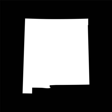 ABD'nin New Mexico eyaleti vektör Haritası