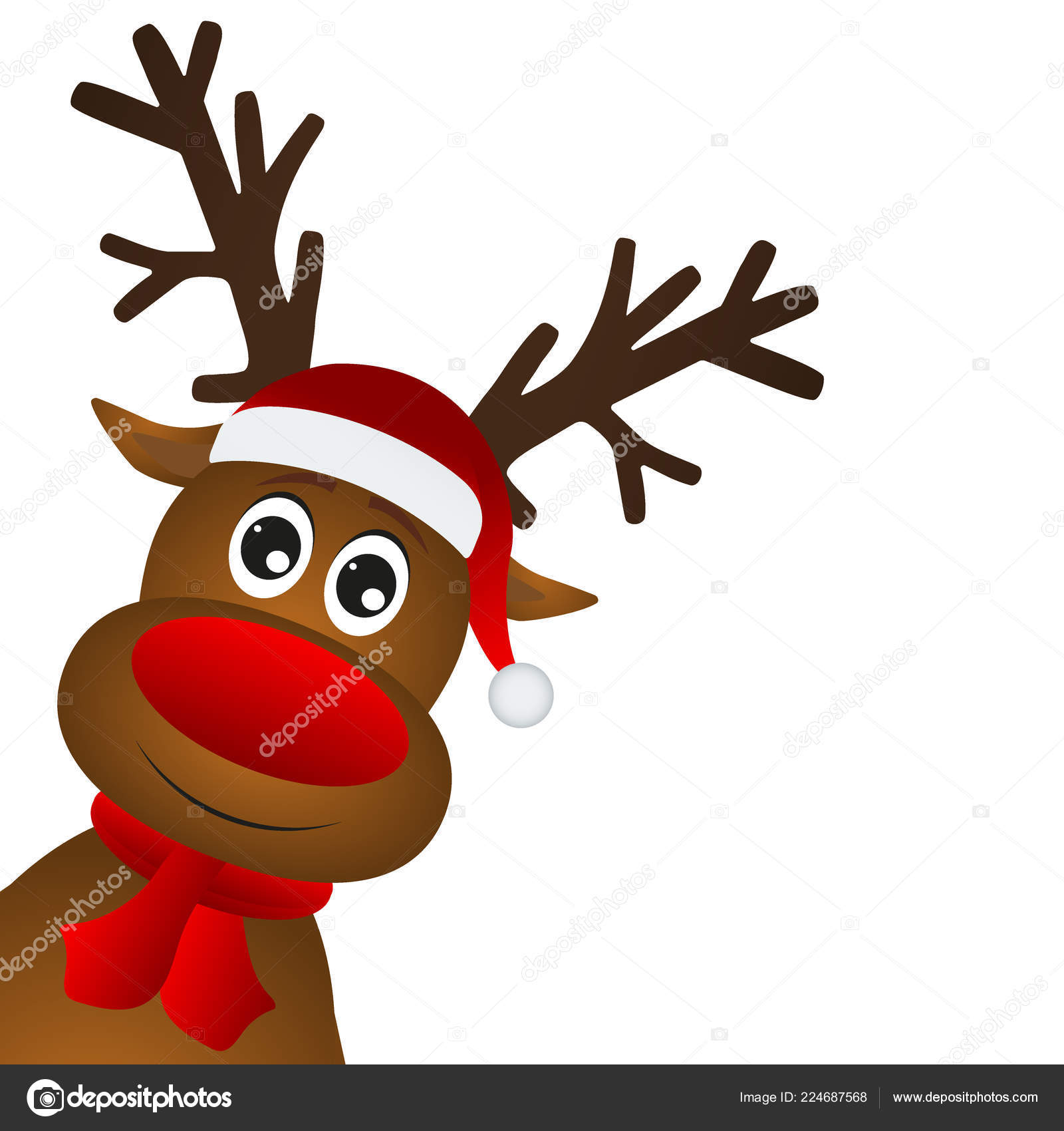 Funny cartoon christmas reindeer Stock Vector Image by ©shmonika #224687568 Funny cartoon christmas reindeer Stock Vector Image by ©shmonika #224687568