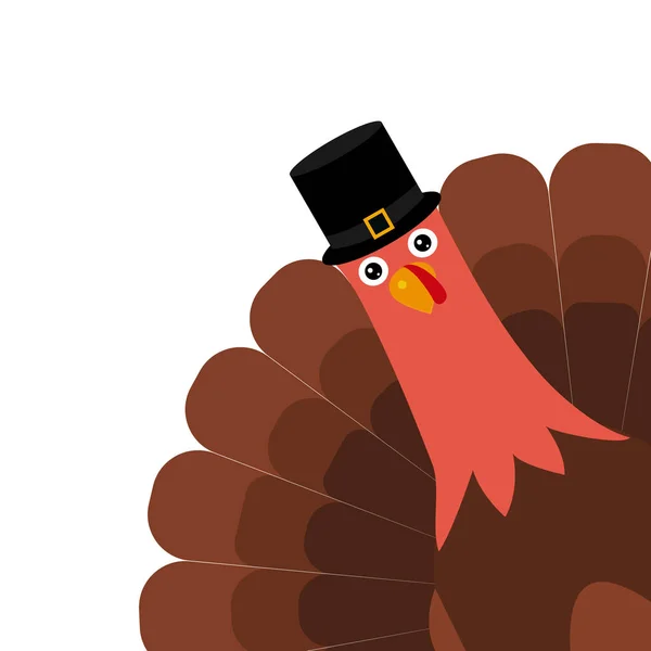 Turki Pilgrimin pada Hari Thanksgiving - Stok Vektor