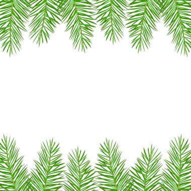 Dallar yeşil Noel çeki düzen vermek