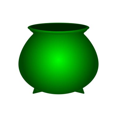 St. Patrick s gün sembolü için boş para pot 