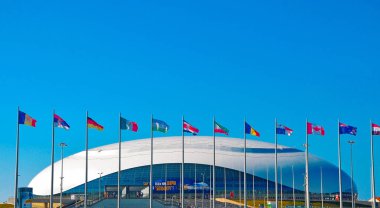 Rusya, Soçi -14 Ekim 2018-Stadium Arena Büyük Imereti tatil beldesinde