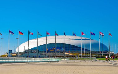 Rusya, Soçi -14 Ekim 2018-Stadium Arena Büyük Imereti tatil beldesinde