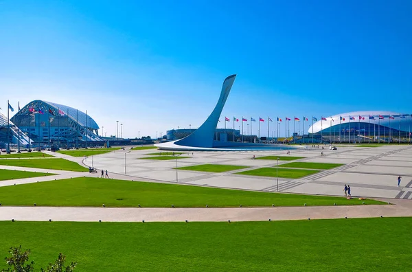 Rusya, Soçi -14 Ekim 2018-Stadium Arena Büyük Imereti tatil beldesinde