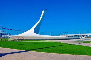 Rusya, Soçi -14 Ekim 2018-Stadium Arena Büyük Imereti tatil beldesinde