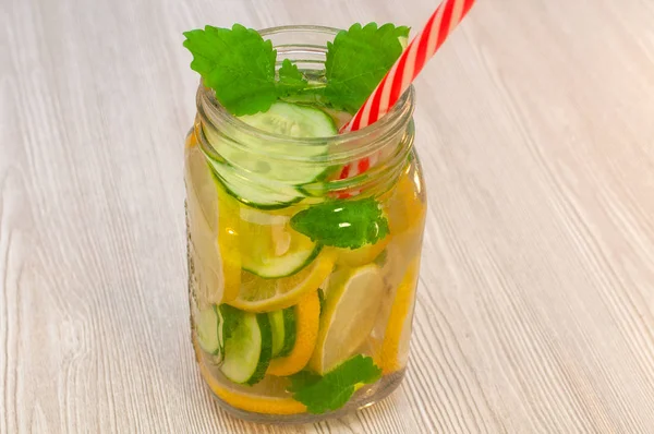 Detox water smoothie for cleansing the body