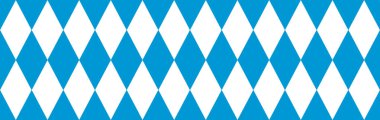 Oktoberfest için Bavyera bayrağı dikişsiz desen