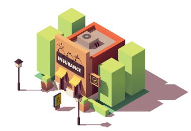 Vektör izometrik Sigorta Ajansı