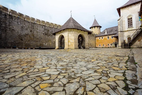 View Yard Old Medieval Castle — Stock Photo, Image