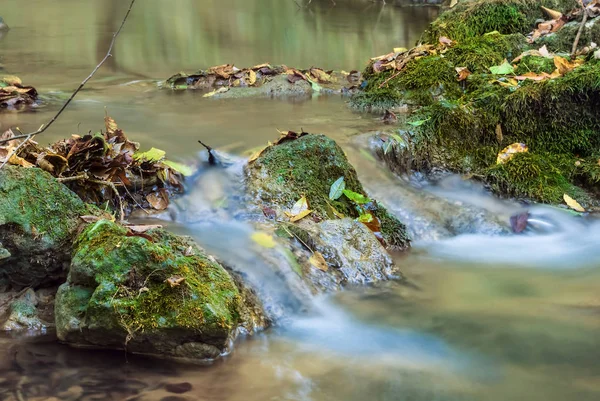 Piccolo Fiume Montagna Che Scorre Veloce Canyon — Foto Stock